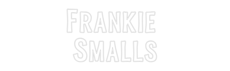 Custom Neon Sign Online Editor Frankie 
Sma...