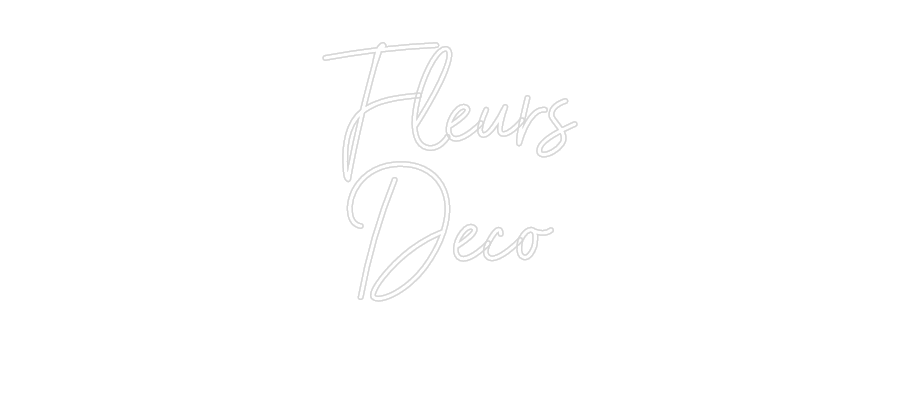 Custom Neon Sign Online Editor Fleurs
Déco