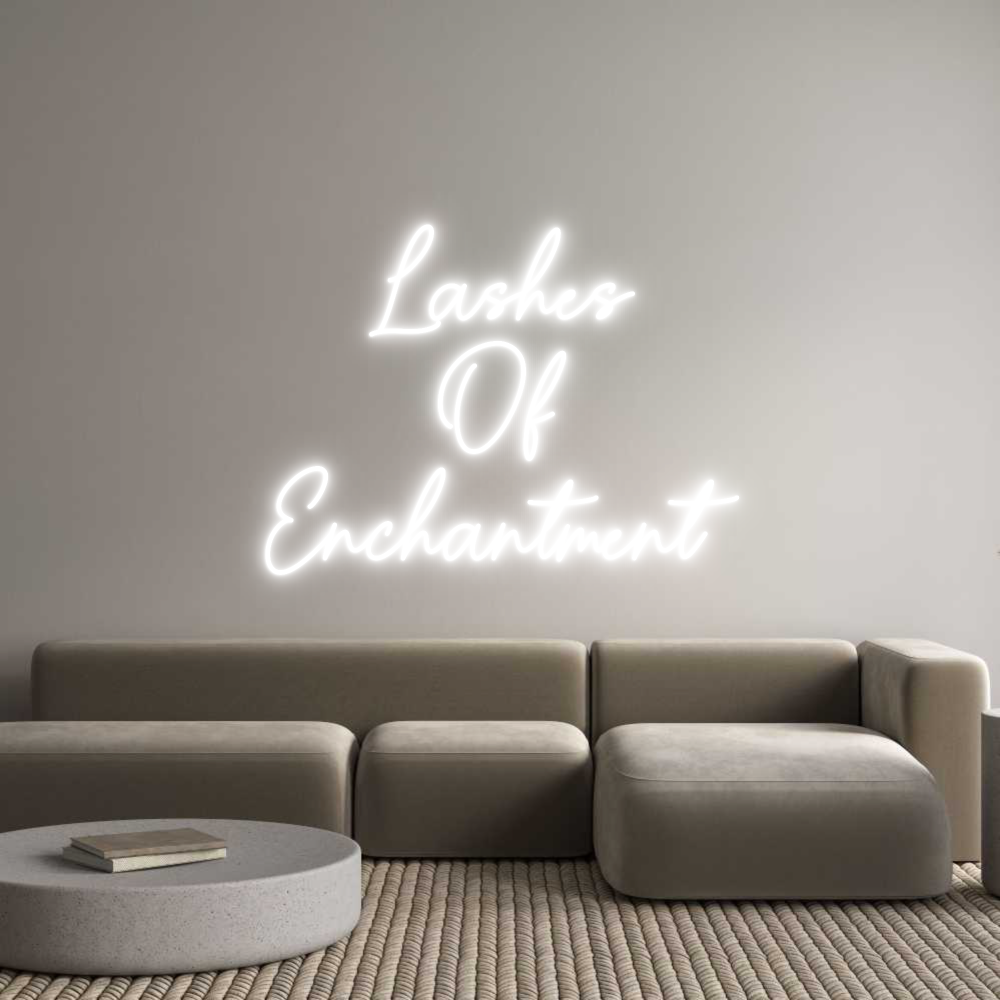 Custom Neon Sign Online Editor Lashes
Of
E...