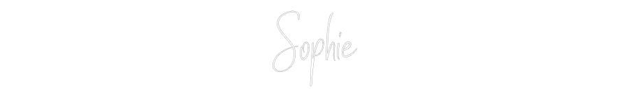 Custom Neon Sign Online Editor Sophie
