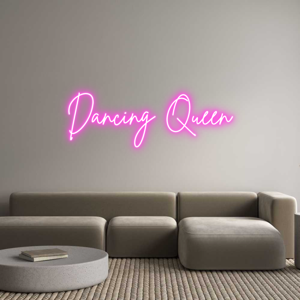 Custom Neon Sign Online Editor Dancing Queen