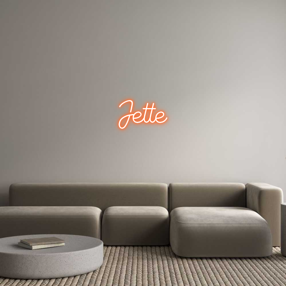 Custom Neon Sign Online Editor Jette
