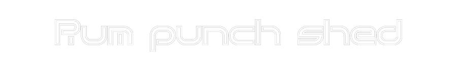 Custom Neon Sign Online Editor Rum punch skur