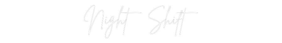 Custom Neon Sign Online Editor Night Shift
