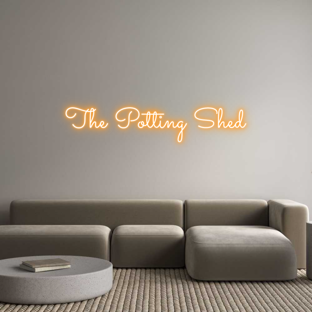 Custom Neon Sign Online Editor The Potting S...