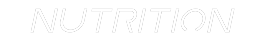 Insegna al neon personalizzata Editor online Nutrizione