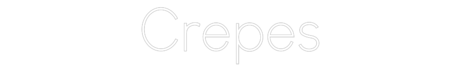 Custom Neon Sign Online Editor Crepes