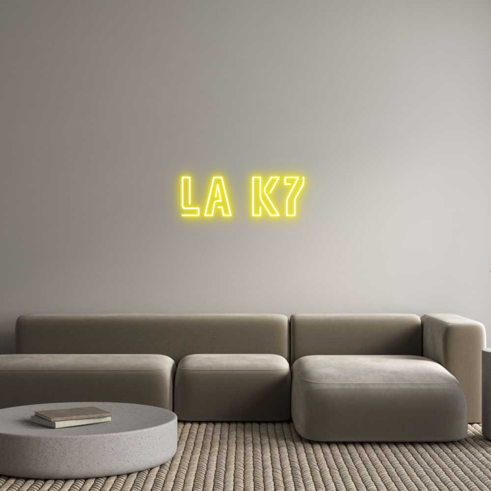 Custom Neon Sign Online Editor LA K7