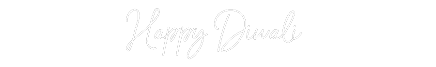 Custom Neon Sign Online Editor Happy Diwali