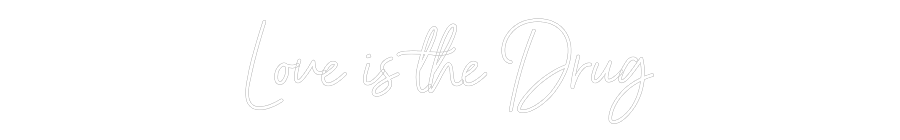 Online-Editor für individuelle Neonschilder. Liebe ist die T...