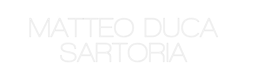 Custom Neon Sign Online Editor MATTEO DUCA ...