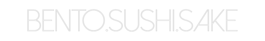 Custom Neon Sign Online Editor Bento.Sushi.S...