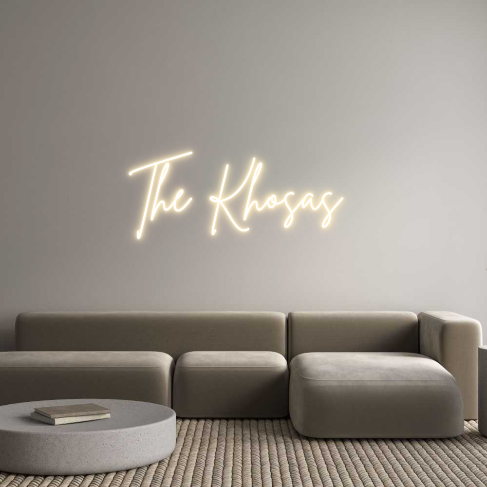 Custom Neon Sign Online Editor The Khosas