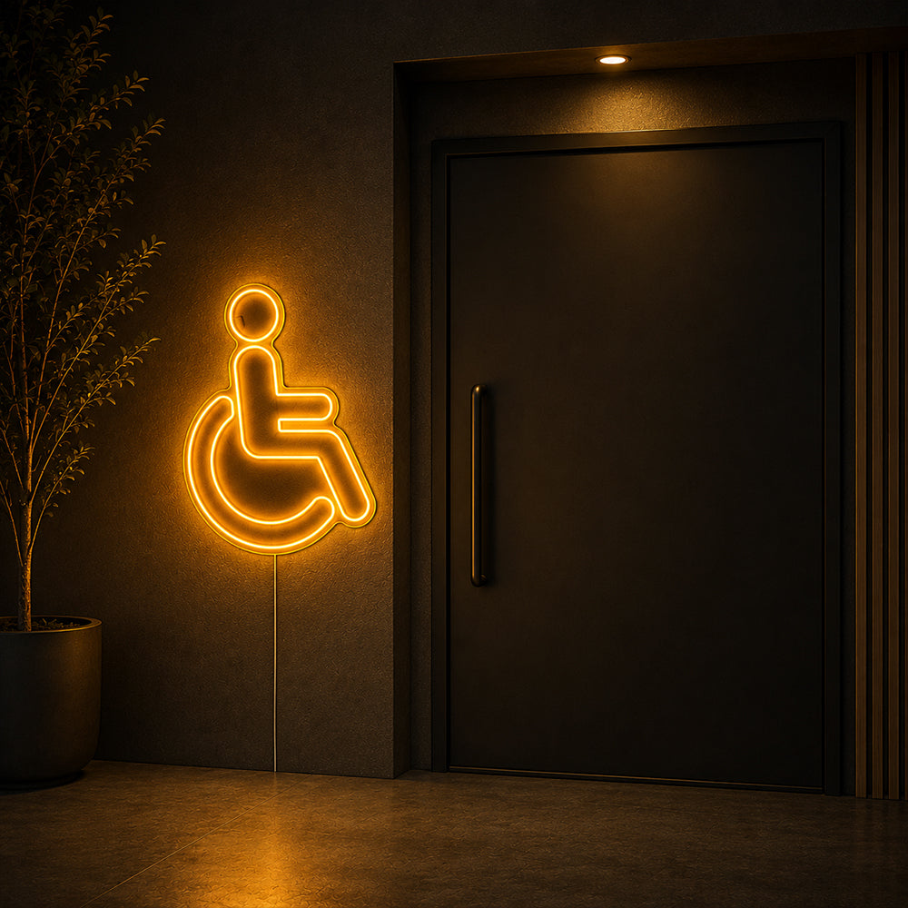 Sign neon a LED UNISEX - Made in London Bathroom Neon Signs