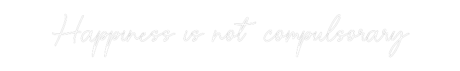 Custom Neon Sign Online Editor Happiness is ...