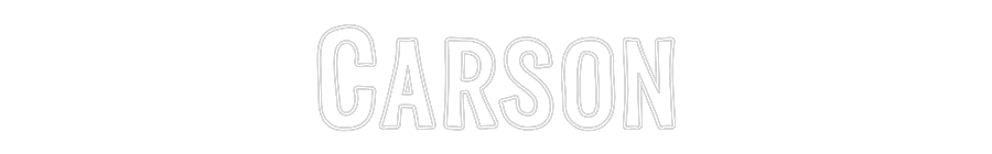 Editor on-line de letreiros de neon personalizados Carson