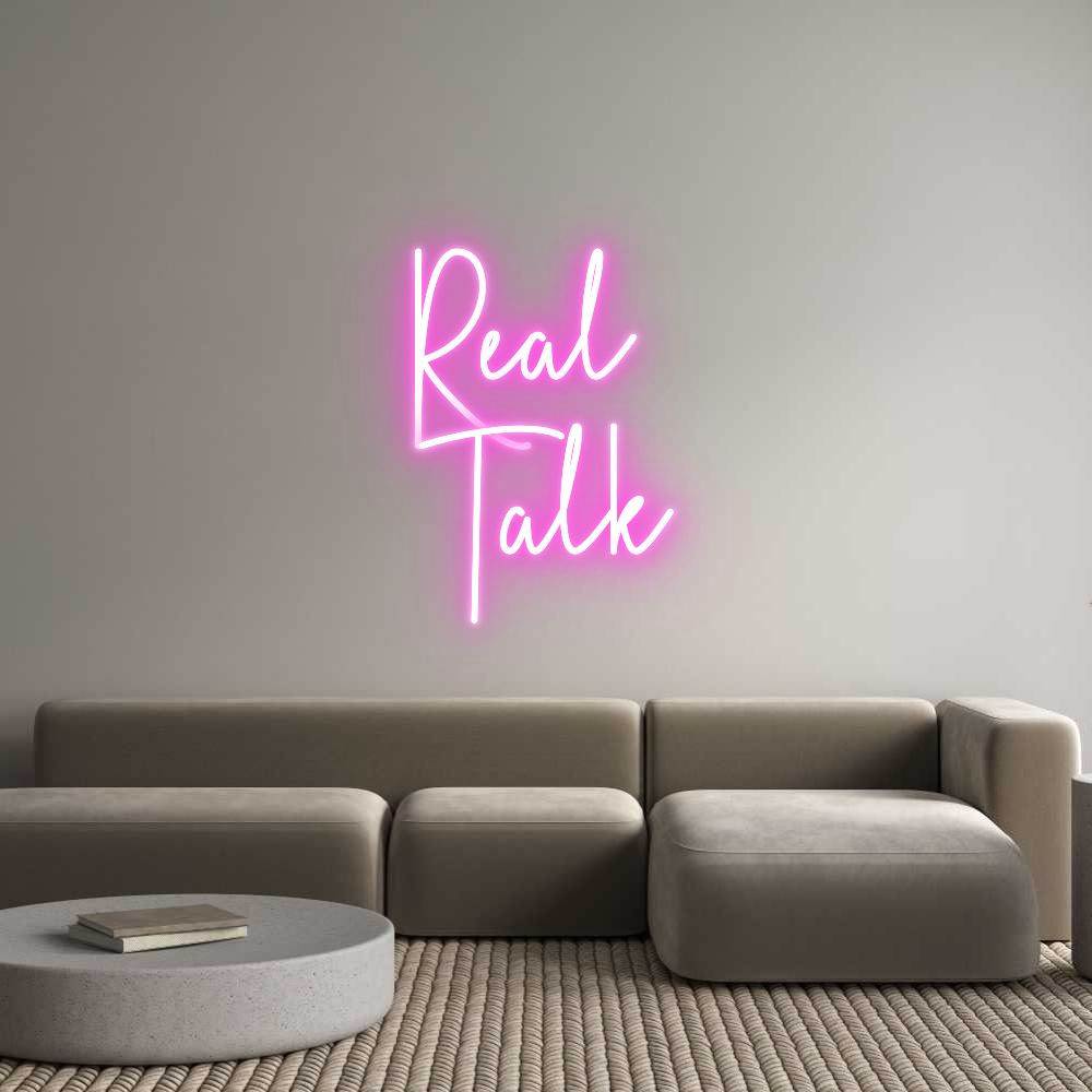 Custom Neon Sign Online Editor Real 
Talk
