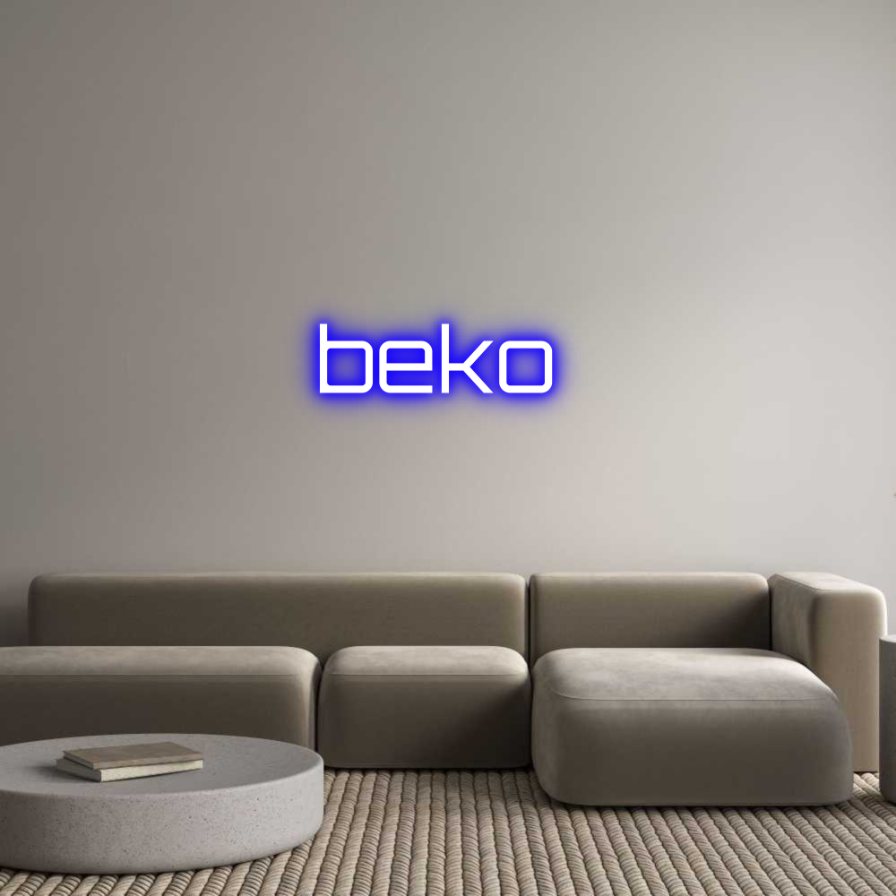 Custom Neon Sign Online Editor beko