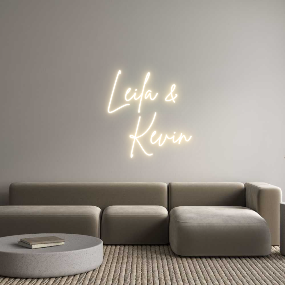 Custom Neon Sign Online Editor Leila &
    ...