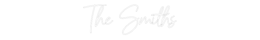 Custom Neon Sign Online Editor The Smiths