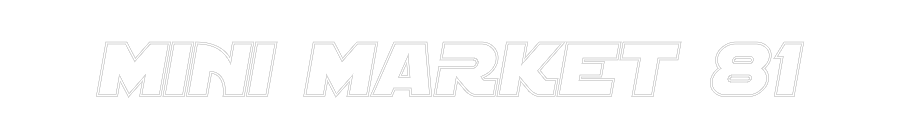 Custom Neon Sign Online Editor MINI MARKET 81