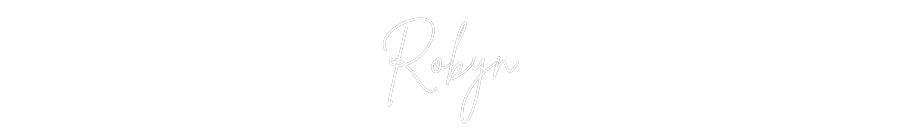 Custom Neon Sign Online Editor Robyn