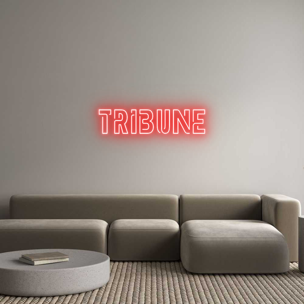 Custom Neon Sign Online Editor TRIBUNE