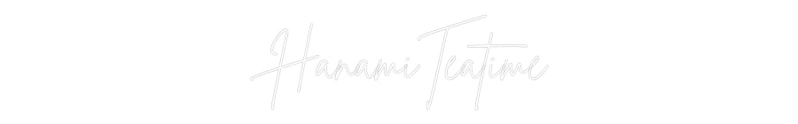 Custom Neon Sign Online Editor HanamiTeatime