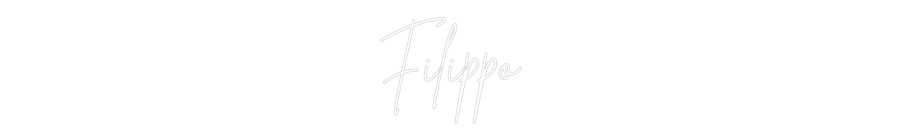 Custom Neon Sign Online Editor Filippo