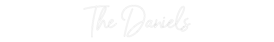 Custom Neon Sign Online Editor The Daniels