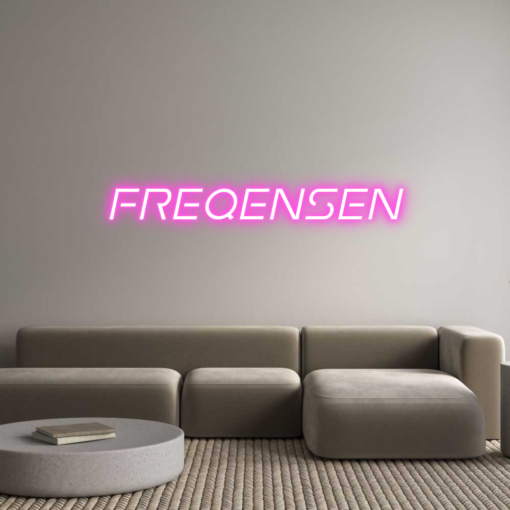 Custom Neon Sign Online Editor FREQENSEN