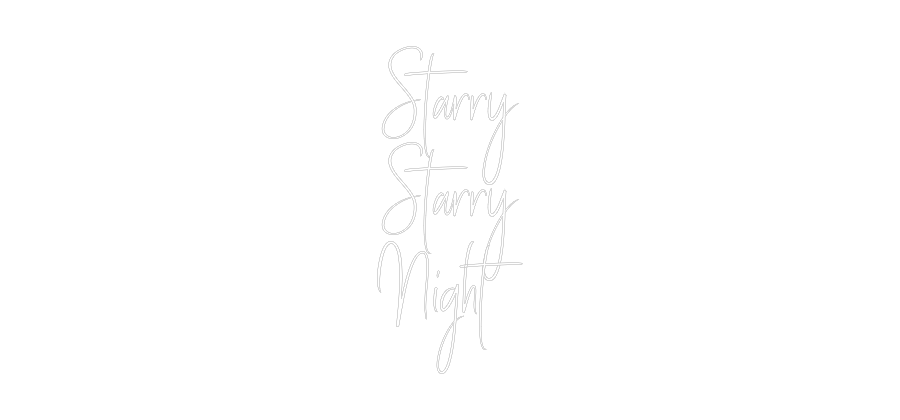 Custom Neon Sign Online Editor Starry
Starr...