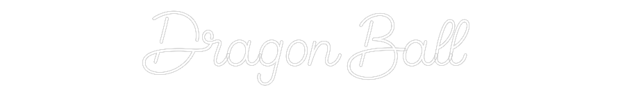 Editor on-line de letreiros neon personalizados Dragon Ball