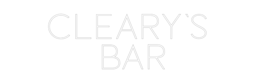 Custom Neon Sign Online Editor Cleary's 
Bar