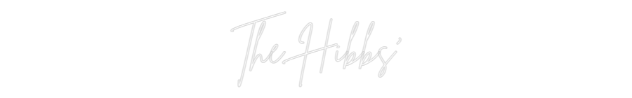 Custom Neon Sign Online Editor The Hibbs'
