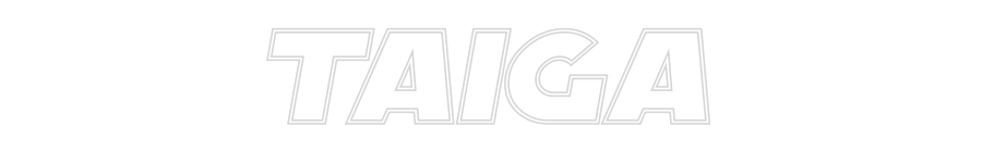 Custom Neon Sign Online Editor TAIGA