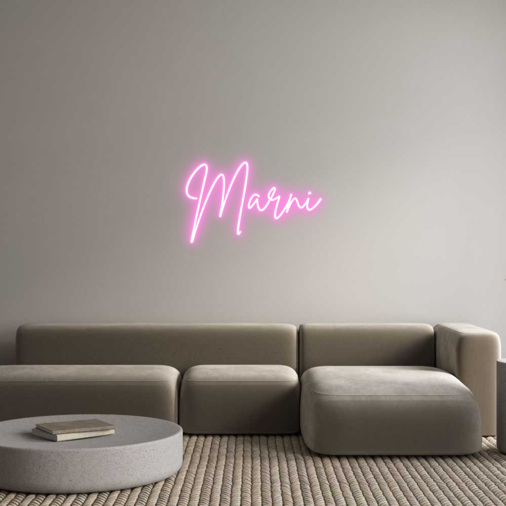 Custom Neon Sign Online Editor Marni