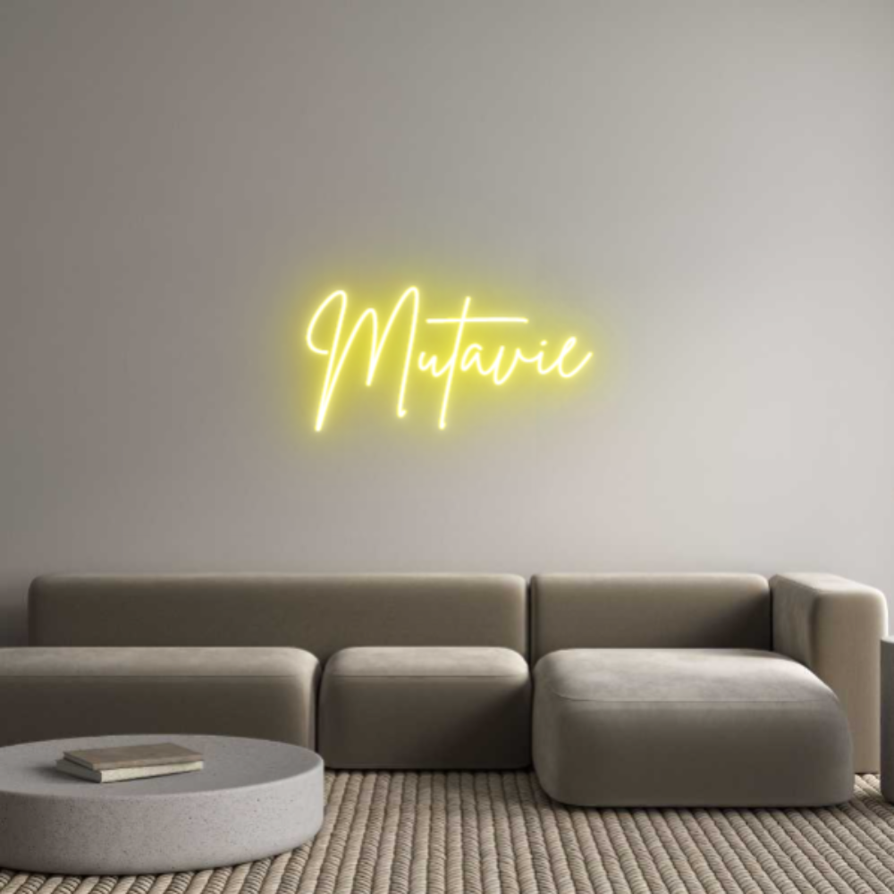 Custom Neon Sign Online Editor Mutavie