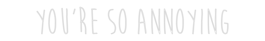 Editor online di insegne al neon personalizzate Sei così ann...