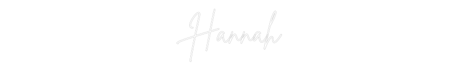 Custom Neon Sign Online Editor Hannah