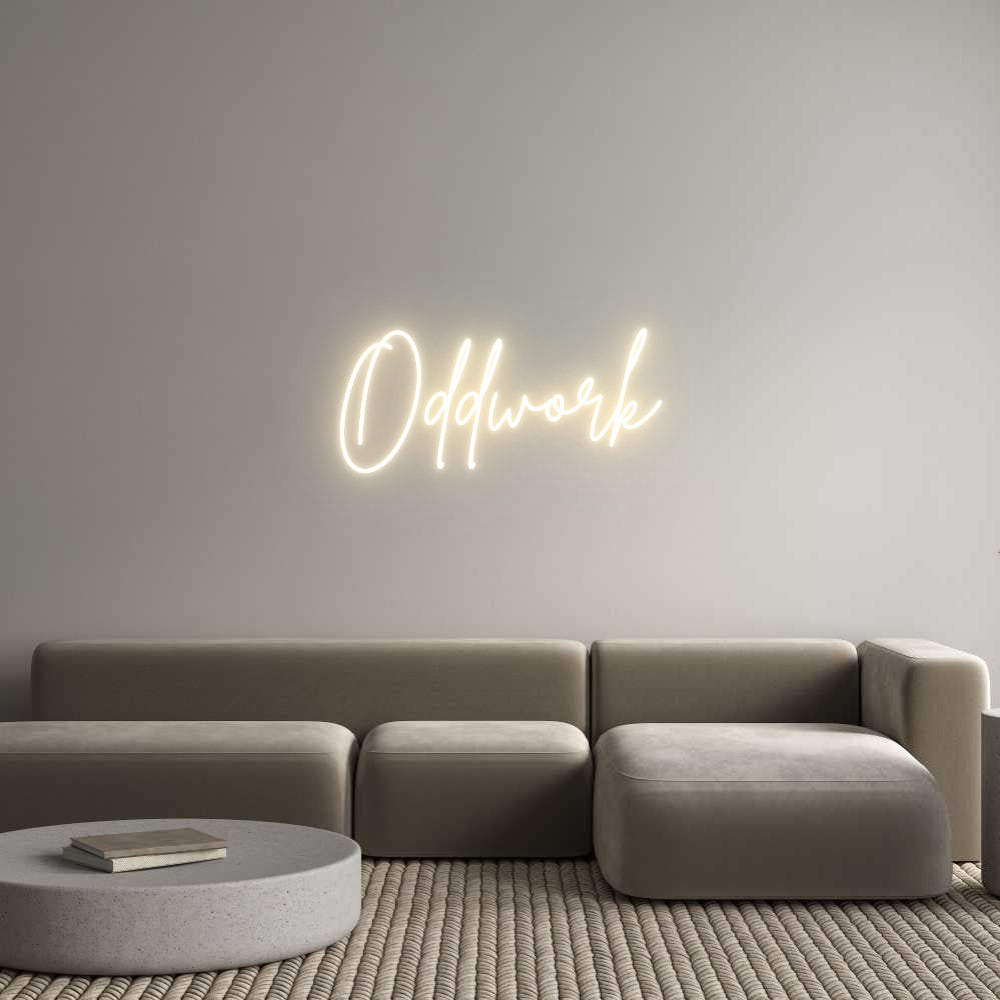 Custom Neon Sign Online Editor Oddwork