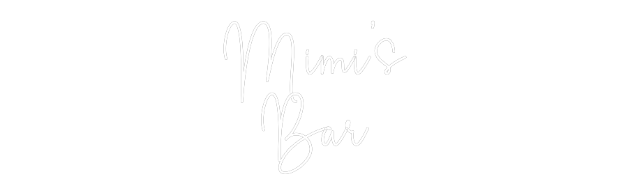 Brugerdefineret Neon Sign Online Editor Mimi's
Bar