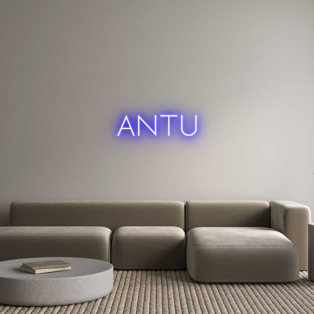 Custom Neon Sign Online Editor ANTU