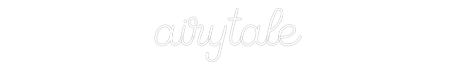 Custom Neon Sign Online Editor airytale