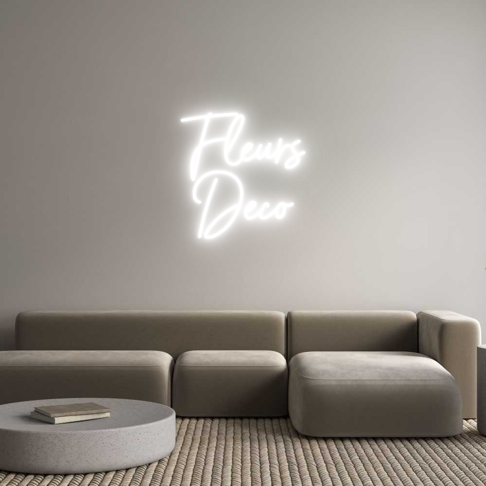 Custom Neon Sign Online Editor Fleurs
Déco