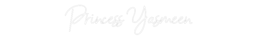 Custom Neon Sign Online Editor Princess Yasm...