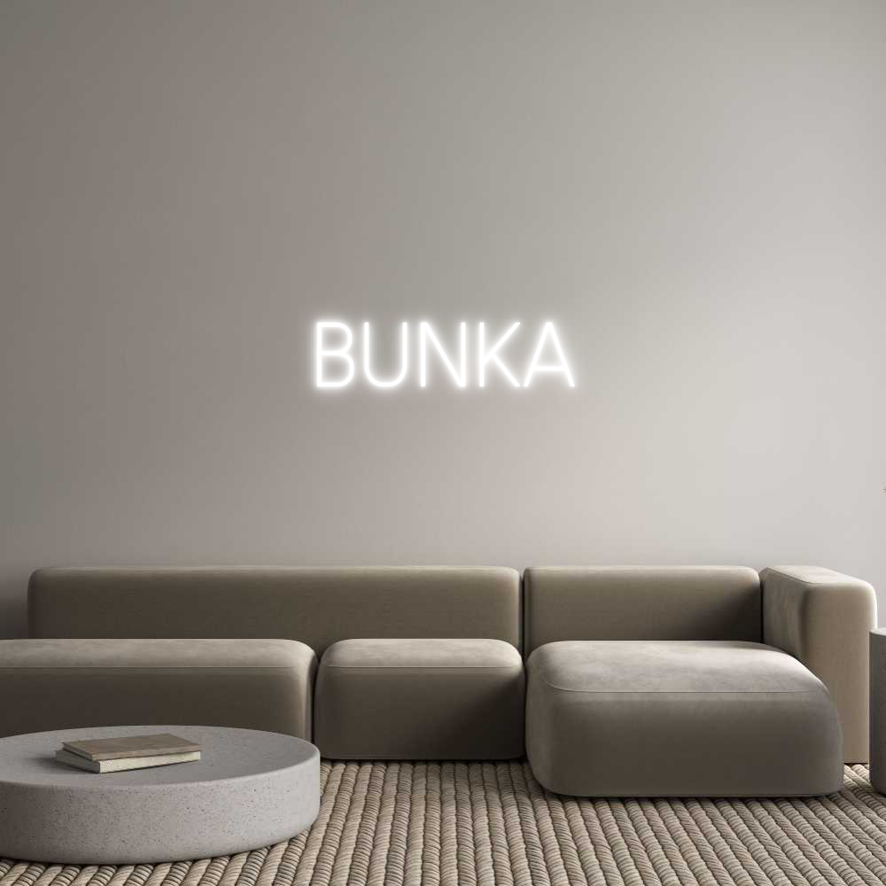Custom Neon Sign Online Editor BUNKA