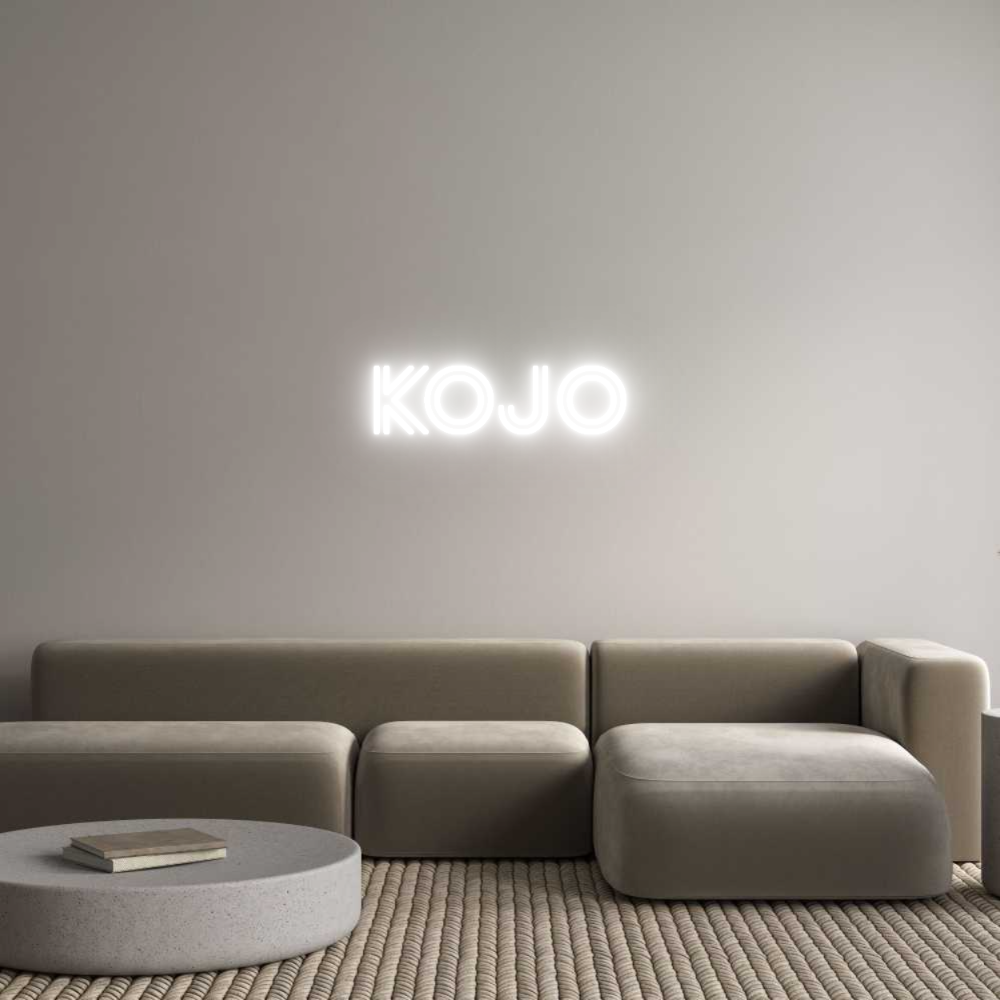 Custom Neon Sign Online Editor Kojo