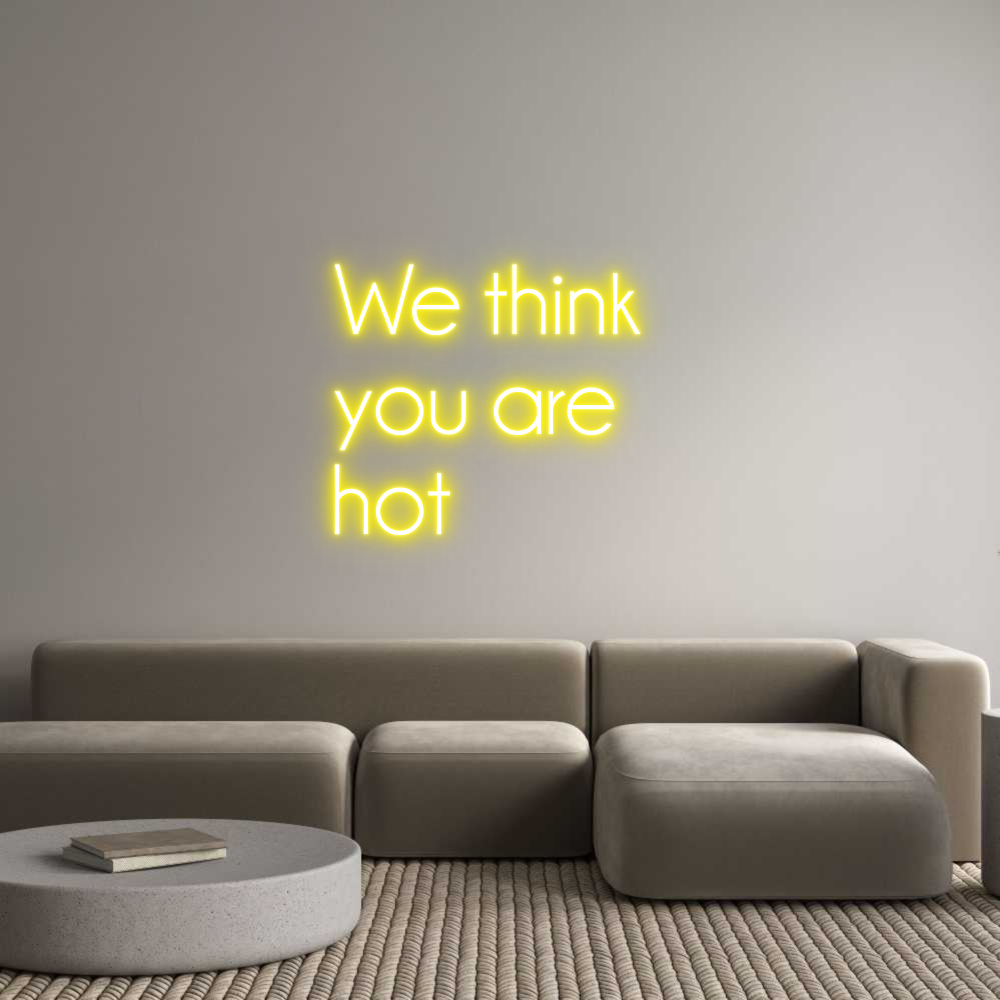 Custom Neon Sign Online Editor Vi tror 
jo...