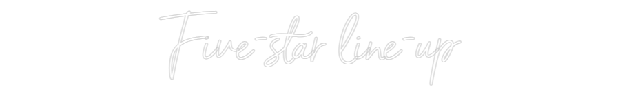 Custom Neon Sign Online Editor Five-star lin...